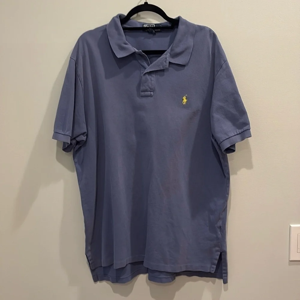 Polo Ralph Lauren - light purple short sleeve Polo Shirt. Size XXL